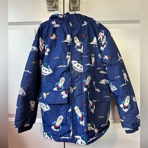 Boden boys waterproof winter coat size 9-10Y